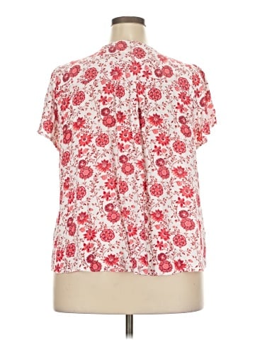 Skies Are Blue Short Sleeve Blouse (view 2)