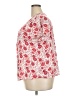 Skies Are Blue 100% Rayon Floral Red Short Sleeve Blouse Size 2X - photo 5