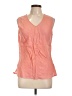 Yessica 100% Ramie Orange Sleeveless Blouse Size L (estimated) - photo 1