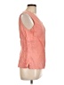 Yessica 100% Ramie Orange Sleeveless Blouse Size L (estimated) - photo 4