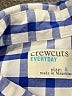 Crewcuts 100% Cotton Checkered-gingham Blue Long Sleeve Button-Down Shirt Size 8 - photo 3