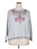 North Style Gray Long Sleeve Top Size 2X - photo 1