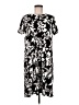 J.Jill Print Black Casual Dress Size M - photo 1