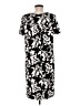 J.Jill Print Black Casual Dress Size M - photo 2