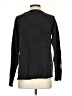 Lucky Brand 100% Cotton Floral Black Pullover Sweater Size S - photo 2