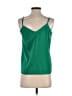 Gibson 100% Polyester Green Sleeveless Top Size S - photo 2