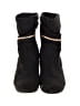 Allegra K Black Ankle Boots Size 6 1/2 - photo 2