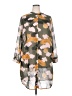 Ellos 100% Polyester Animal Print Green 3/4 Sleeve Blouse Size 20 - photo 1