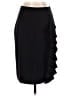 Express Design Studio Solid Black Formal Skirt Size 4 - photo 1