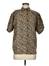 backSTAGE Floral Green Short Sleeve Button-Down Shirt Size M - photo 1