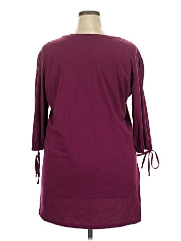 Roaman's 3/4 Sleeve T-Shirt (view 2)