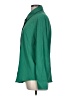 MNG 100% Polyester Solid Green Long Sleeve Blouse Size 10 - photo 5