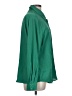 MNG 100% Polyester Solid Green Long Sleeve Blouse Size 10 - photo 4