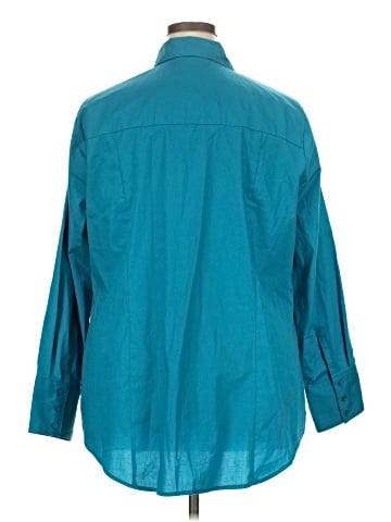 Lane Bryant 3/4 Sleeve Button-Down Shirt (view 2)