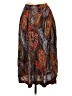 Assorted Brands 100% Rayon Paisley Brown Casual Skirt Size 8 Petite - photo 2