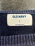 Old Navy 100% Cotton Chevron-herringbone Blue Pullover Sweater Size XL - photo 7