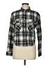 Forever 21 Plaid Black Long Sleeve Button-Down Shirt Size M - photo 1
