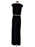 Ronni Nicole Solid Black Jumpsuit Size 16 - photo 2