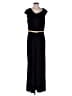 Ronni Nicole Solid Black Jumpsuit Size 16 - photo 1