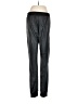 BCBGMAXAZRIA 100% Polyurethane Metallic Black Silver Track Pants Size M - photo 1