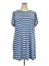 Ecothreads Stripes Blue Casual Dress Size XXL - photo 1