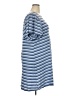 Ecothreads Stripes Blue Casual Dress Size XXL - photo 4