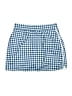 J.Crew Factory Store Checkered-gingham Blue Skort Size L - photo 1