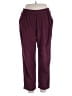 Lands' End Solid Burgundy Casual Pants Size 14 - 16 - photo 1