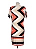 Studio One Chevron-herringbone Orange Casual Dress Size L - photo 2