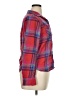 American Eagle Outfitters Plaid Red Long Sleeve Button-Down Shirt Size XL - photo 4