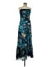 Xscape Teal Cocktail Dress Size 8 - photo 1