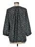 Jachs Girlfriend 100% Polyester Black 3/4 Sleeve Blouse Size M - photo 2