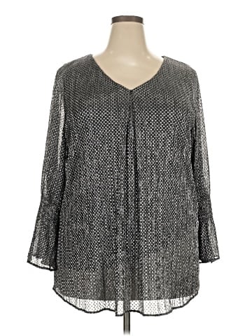 Alfani 3/4 Sleeve Blouse (view 1)