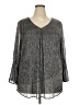 Alfani Silver 3/4 Sleeve Blouse Size 2X - photo 1