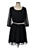 By & By 100% Polyester Solid Black Cocktail Dress Size L - photo 1