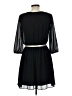 By & By 100% Polyester Solid Black Cocktail Dress Size L - photo 2