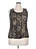 DressBarn Animal Print Black Sleeveless Top Size 2X - photo 1