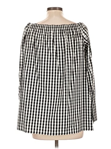 Lafayette 148 New York 3/4 Sleeve Blouse (view 2)