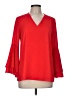 Alfani 100% Polyester Red 3/4 Sleeve Blouse Size 6 - photo 1