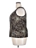 DressBarn Animal Print Black Sleeveless Top Size 2X - photo 5