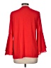 Alfani 100% Polyester Red 3/4 Sleeve Blouse Size 6 - photo 2