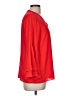 Alfani 100% Polyester Red 3/4 Sleeve Blouse Size 6 - photo 4