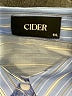 Cider 100% Polyester Stripes Blue Long Sleeve Blouse Size 1X - photo 7