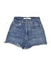 GRLFRND 100% Cotton Blue Denim Shorts Size 23 waist - photo 1