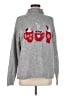 Cupcakes & Cashmere Hearts Gray Pullover Sweater Size M - photo 1