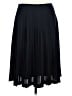 J.Crew 100% Polyester Solid Black Blue Formal Skirt Size 8 - photo 1