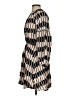 MNG 100% Viscose Chevron-herringbone Tan Casual Dress Size S - photo 5