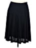 J.Crew 100% Polyester Solid Black Blue Formal Skirt Size 8 - photo 2