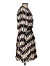 MNG 100% Viscose Chevron-herringbone Tan Casual Dress Size S - photo 4