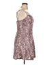 Emerald Sundae 100% Polyester Metallic Silver Cocktail Dress Size 14 - photo 4